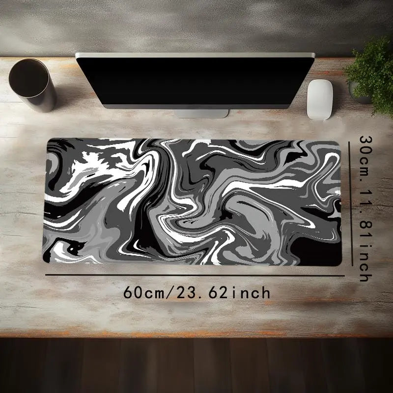 Abstract Non-Slip Mouse Pad - Thickened Office and Gaming Accessory for Home and Desk Decor, Ideal for Father's Day Gift
