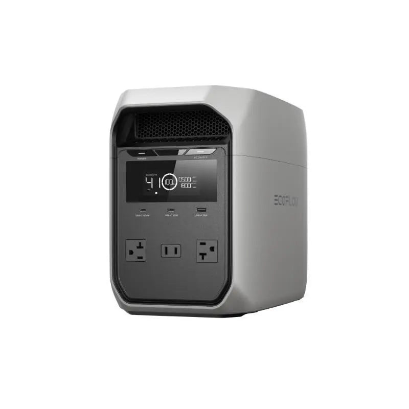 ECOFLOW DELTA 3 Classic, Lifepo4 Battery, Solar Generator, Fast Charging, Portable Power Station for Home Backup Power