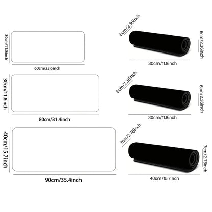 Abstract Non-Slip Mouse Pad - Thickened Office and Gaming Accessory for Home and Desk Decor, Ideal for Father's Day Gift