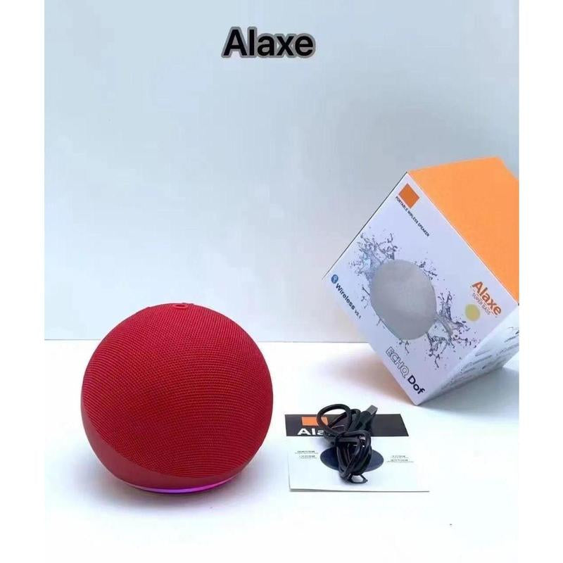 Mini RGB Multifunctional Portable Wireless Bluetooth Speaker - Button Control, Built-In Li-Ion Cell, Compact Stereo Sound, USB Charging, Waterproof Subwoofer, RGB Lights for Outdoor/Home Use, Compatible with Smartphones & Memory Cards