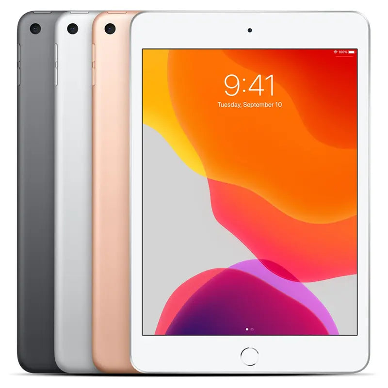 Refurbished 7th Generation Wi-Fi and Cellular Tablets - Excellent Condition, Retina Display, Includes Lightning Charger Cable, 1-Year Warranty