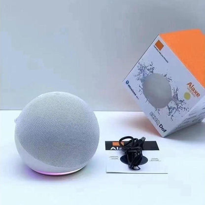 Mini RGB Multifunctional Portable Wireless Bluetooth Speaker - Button Control, Built-In Li-Ion Cell, Compact Stereo Sound, USB Charging, Waterproof Subwoofer, RGB Lights for Outdoor/Home Use, Compatible with Smartphones & Memory Cards